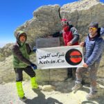 صعود تیم کوهنوردی شرکت کلوین به قله دماوند